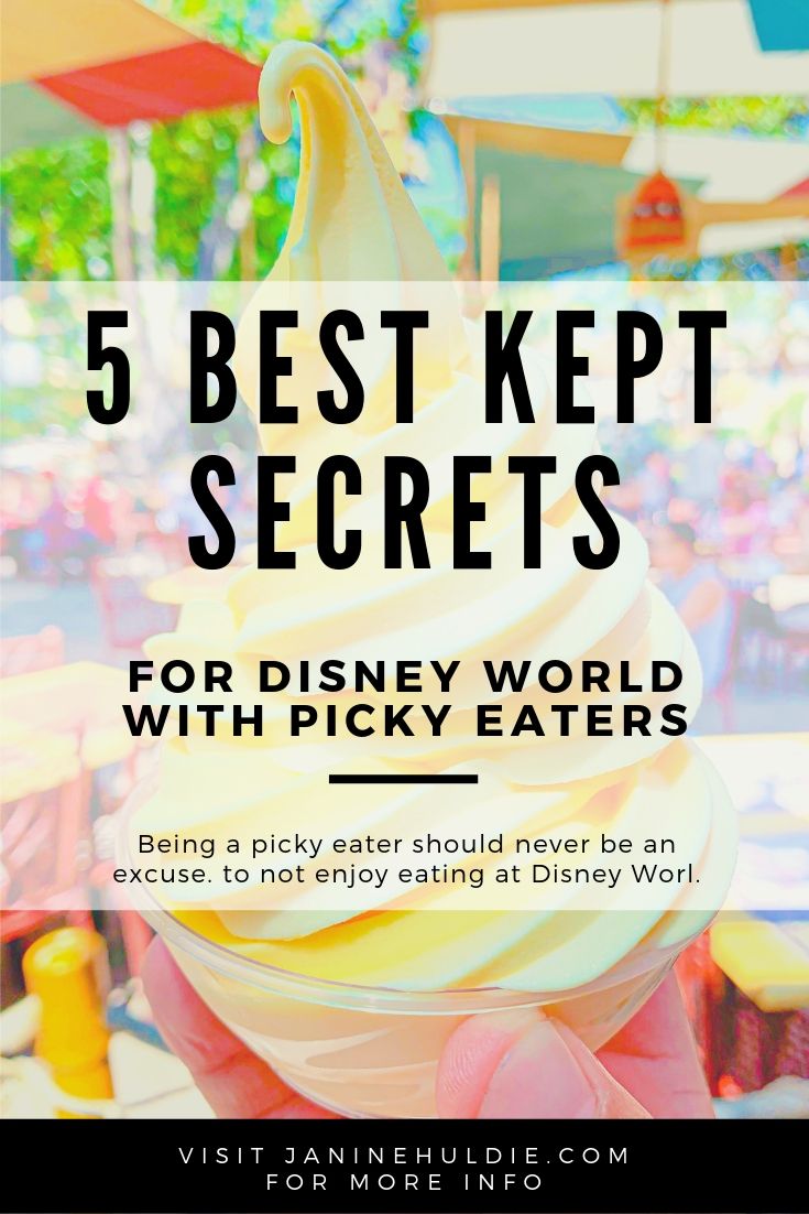 5 Best Kept Secrets for Disney World with Picky Eaters