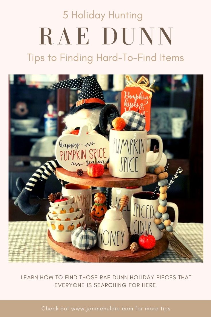 5 Rae Dunn Holiday Hunting Tips to Score Hard To Find Items
