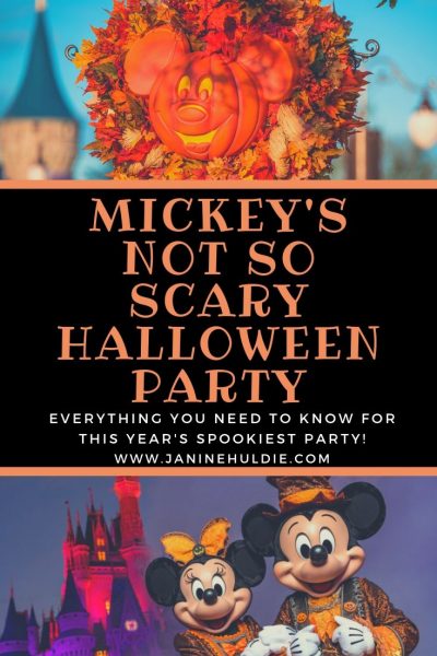 Everything Happening At This Years Mickey’s Not So Scary Halloween Party