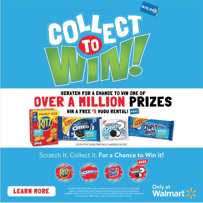 Ritz Collect To Win with RITZ, OREO & Chips Ahoy
