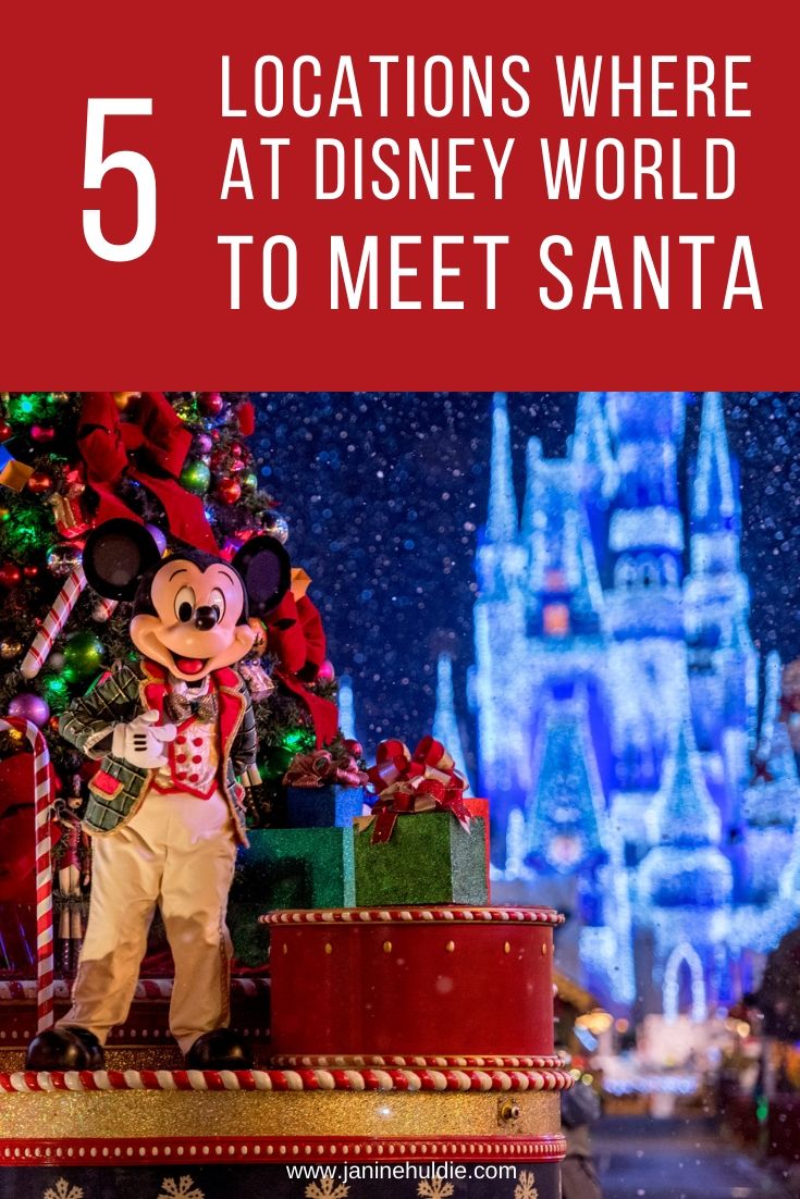 5 Locations Where to Meet Santa at Disney World