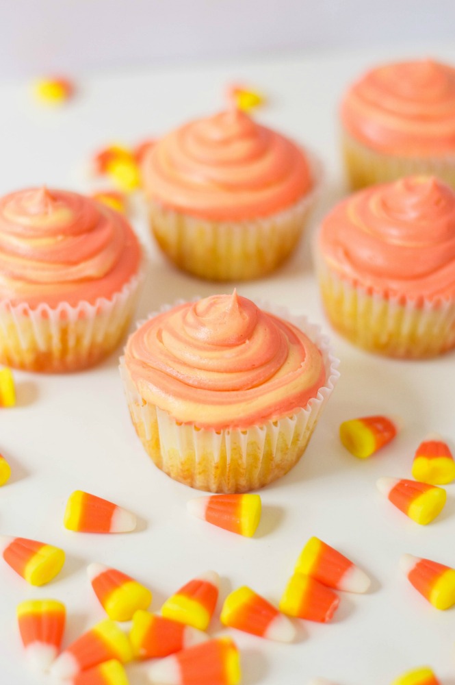 Candy Corn Cupcakes Recipe 2