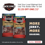 Jack Link’s Beef Jerky Walmart iBotta Offer for $2.25 OFF