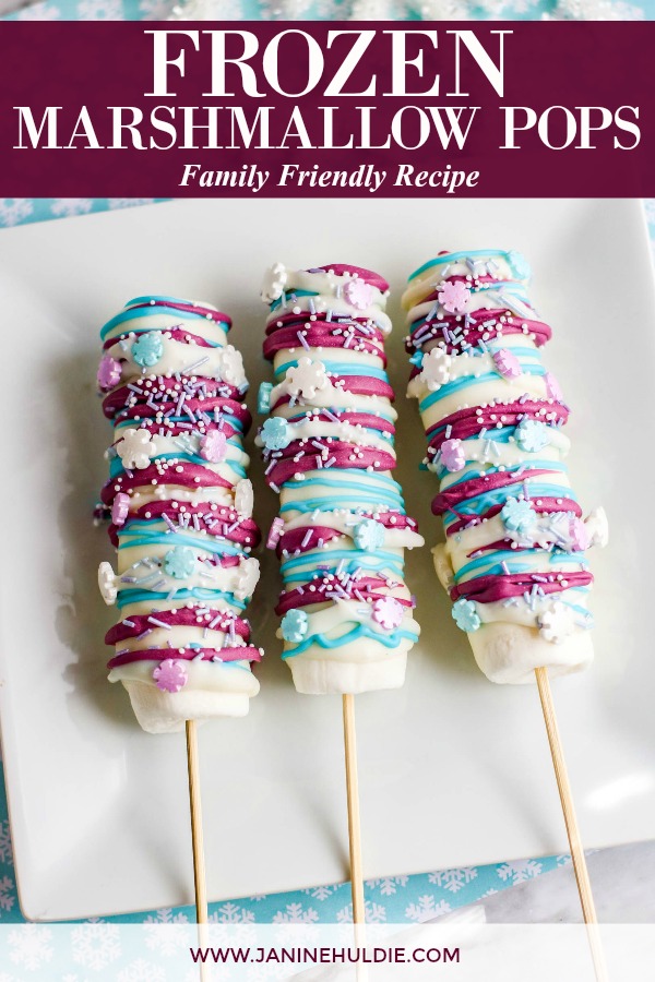 Frozen Marshmallow Pops Recipe Featured Image