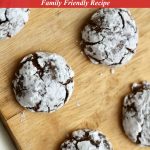 Chocolate Crinkle Cookies Recipe Tutorial