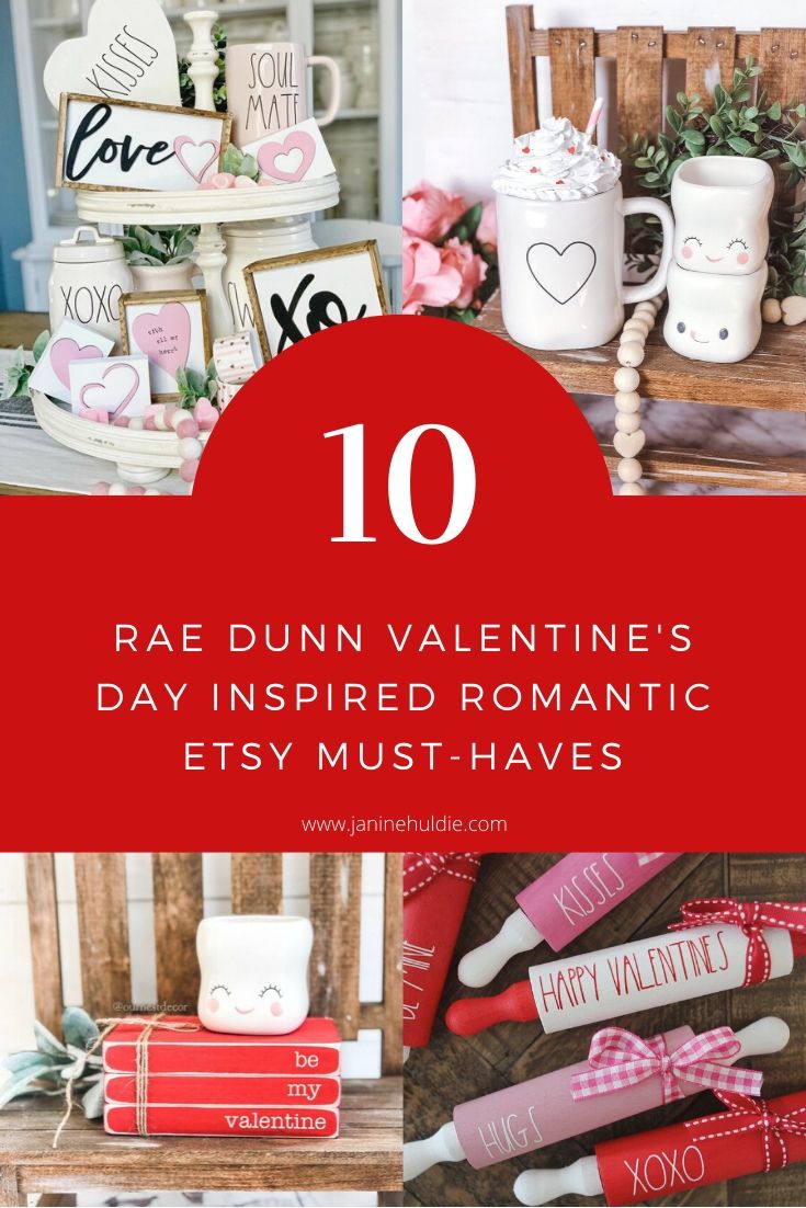 10 Rae Dunn Valentine's Day Inspired Romantic Etsy Must Haves