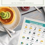 How to Plan The Perfect Staycation Menu with FREE Printable