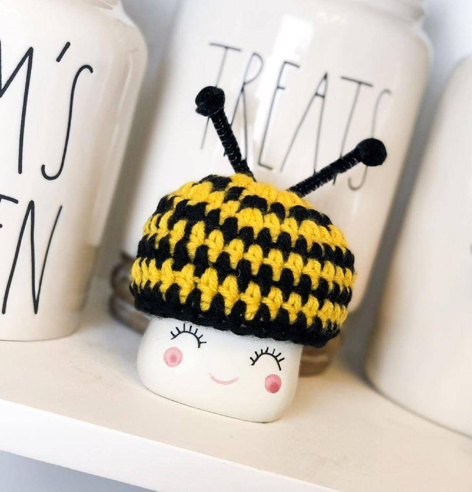 Bumble Bee Crochet Hat