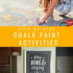 Homemade Chalk Paint Activities