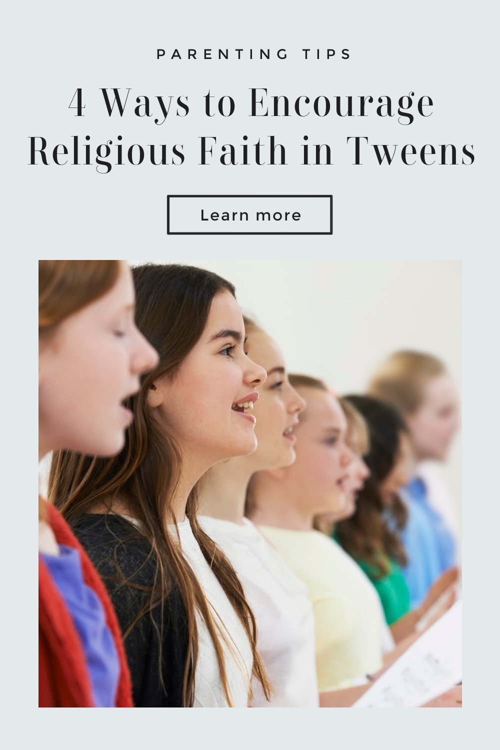 Religious Faith Tweens