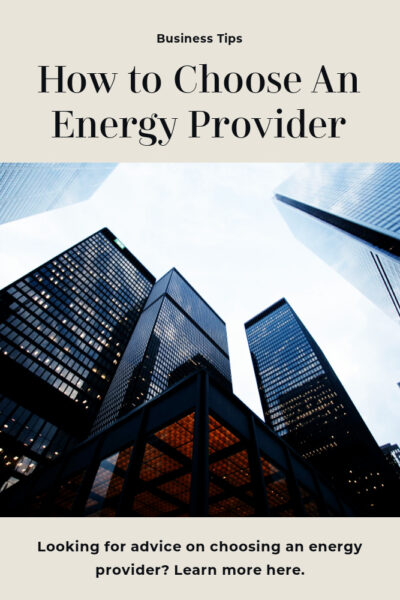 Energy Provider Tips for Businesses