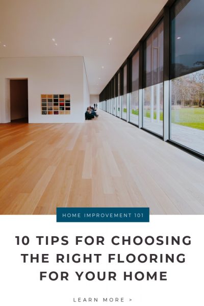 Choosing the Right Flooring For Your Home Tips
