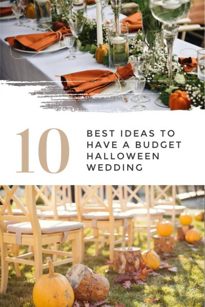 Budget Halloween Wedding Tips