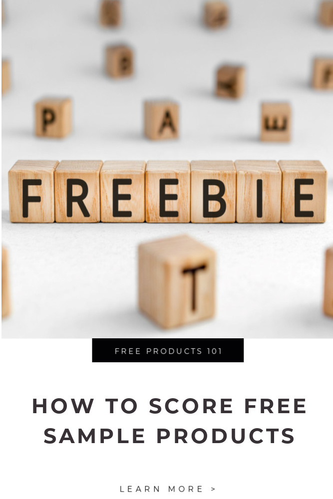 How to Score Free Sample Products Tips