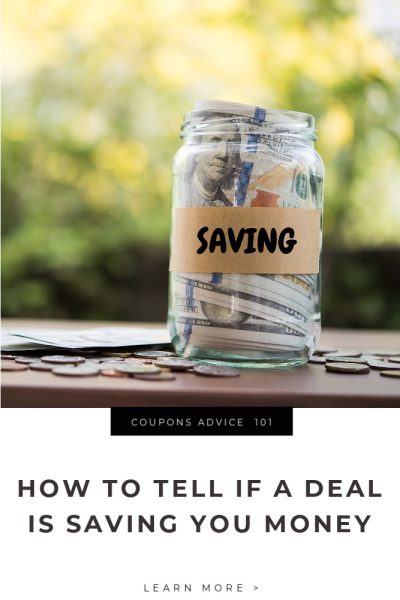 How To Tell If A Deal Is Saving You Money Tips
