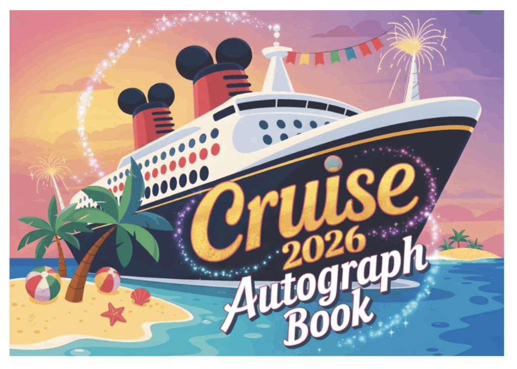 Disney autograph book cruise