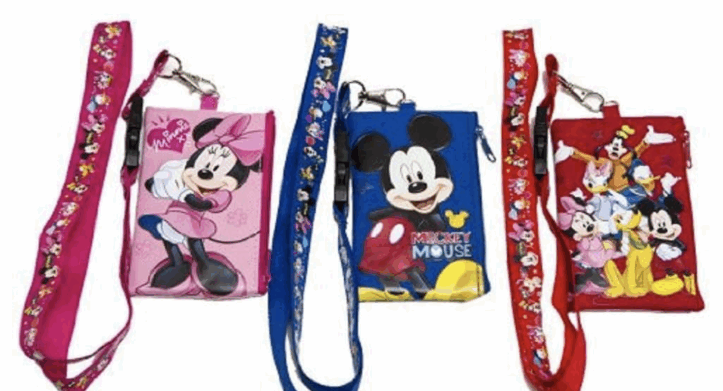 Disney lanyard card holder