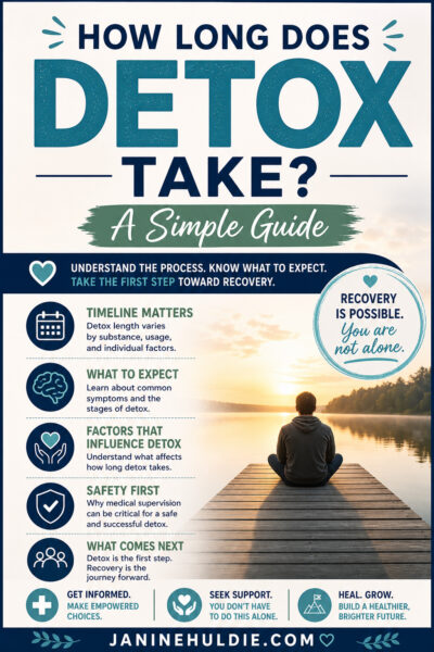 Person resting with water and lemon illustrating drug and alcohol detox timeline, recovery process, and what to expect during detox
